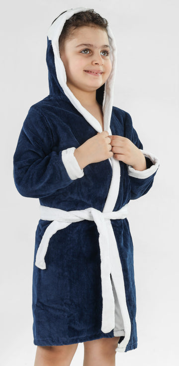 navy blue robe