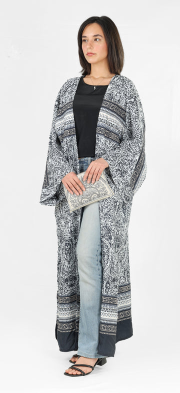 Silver Mist Kimono